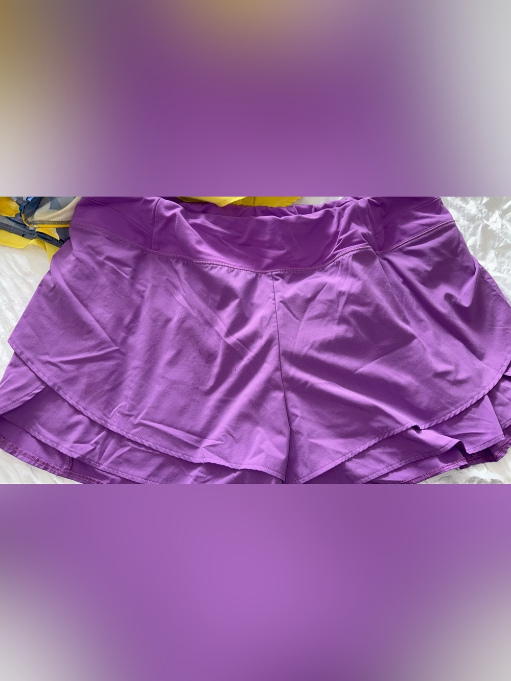 Calia Purple Athletic Shorts 3X